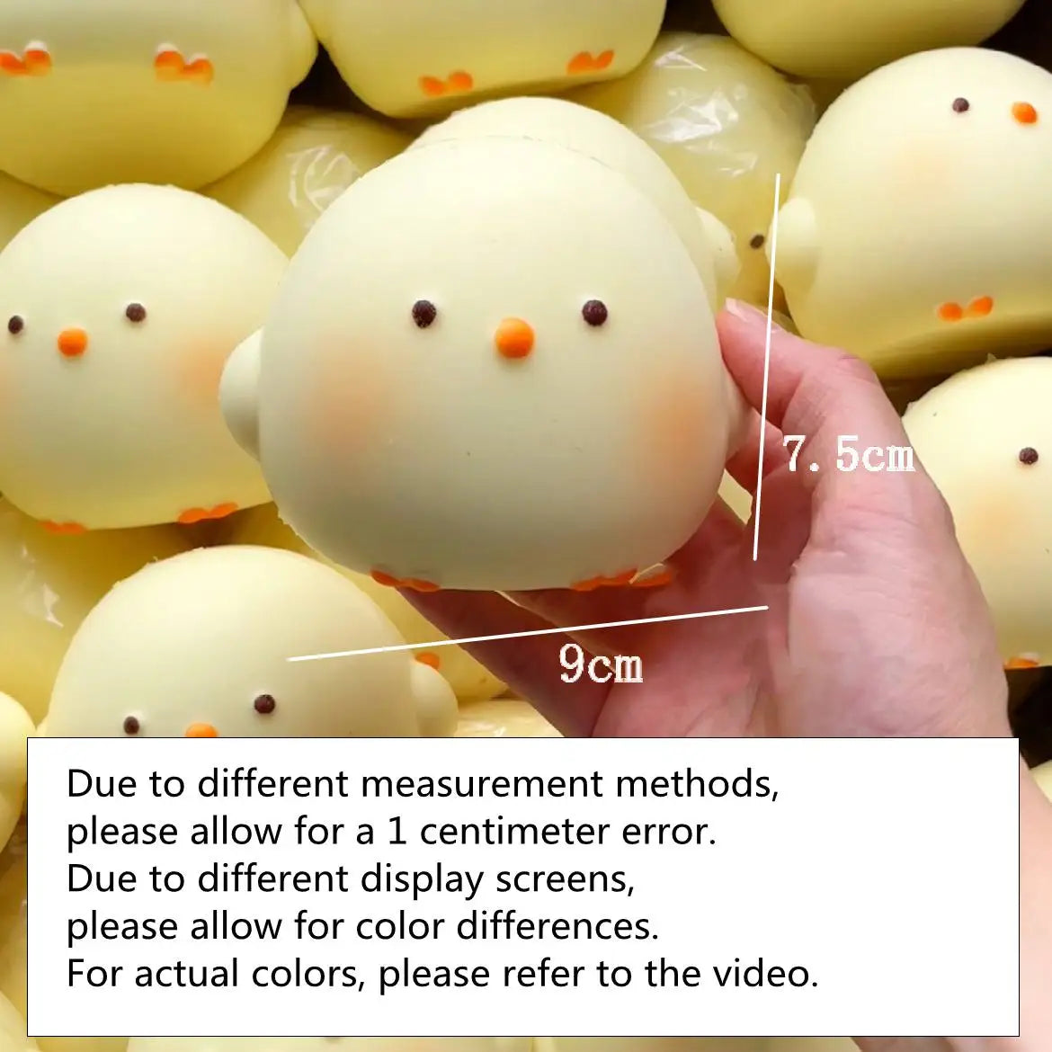 Cute Chick Squishy Squeeze Toy | Slow Rising Stress Relief Sensory Fidget for Anxiety and ADHD