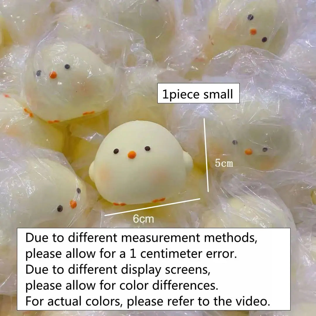 Giant Chick Squishy Toy | Slow Rising Stress Relief Fidget Sensory Toy