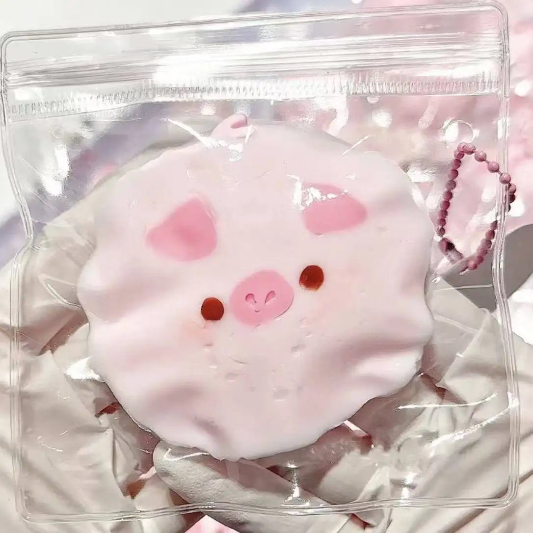 Pink Pig Squishy Sensory Toy | Stress Relief Fidget for Kids and Adults