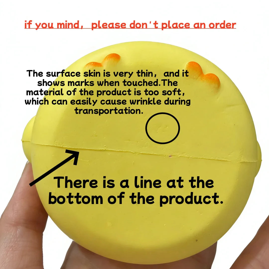 Giant Chick Squishy Toy | Slow Rising Stress Relief Fidget Sensory Toy