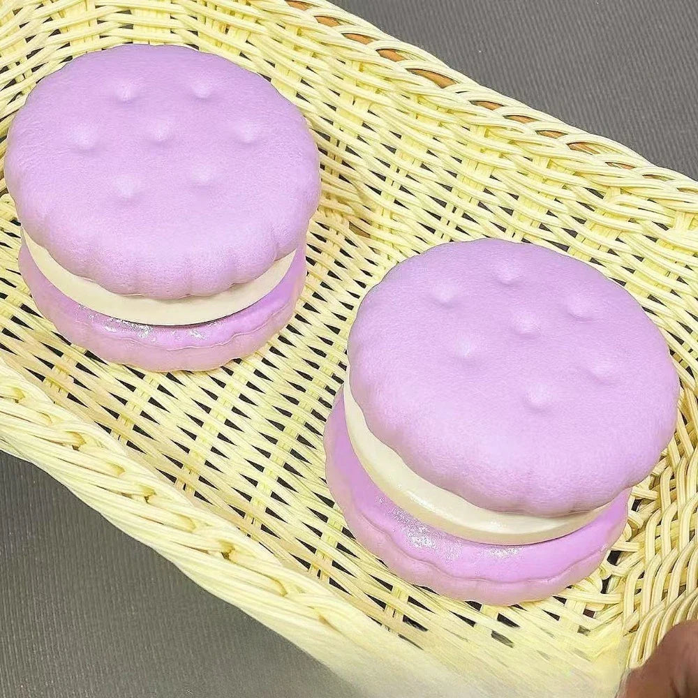 Squishy Simulated Cake Squeeze Toy | Slow Rising Stress Relief Sensory Fidget for Anxiety ADHD Autism