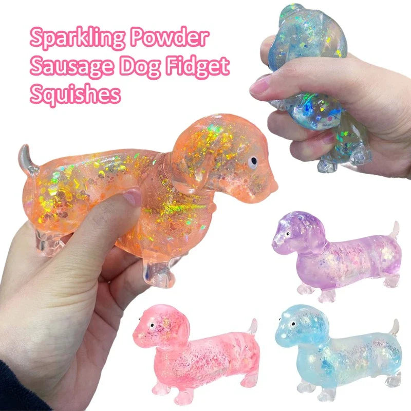Sausage Dog Squishy Toy | Slow Rising Stress Relief Fidget