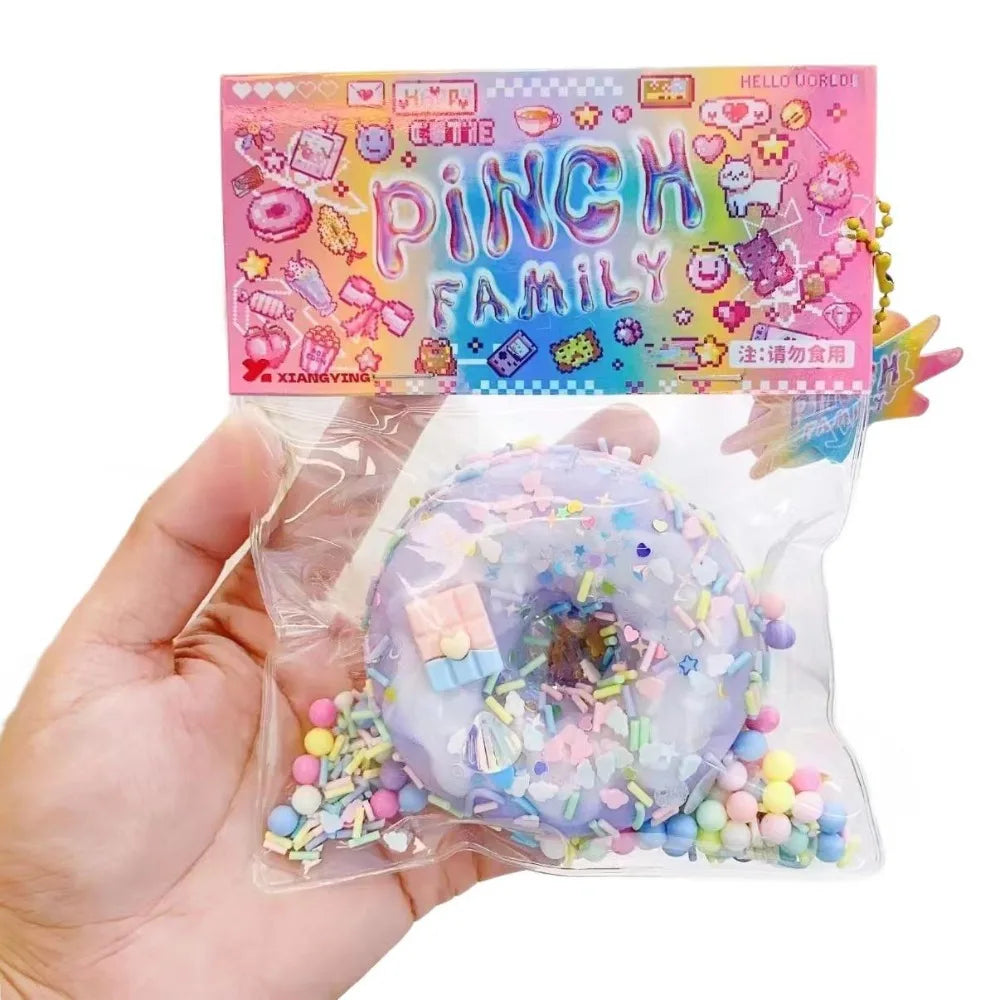 Taba Squishy Cake Doughnut Stress Relief Toy | Extra Large Sensory Fidget for Anxiety