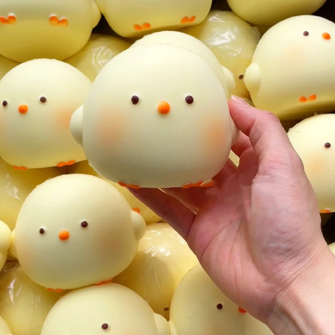 Cute Chick Squishy Squeeze Toy | Slow Rising Stress Relief Sensory Fidget for Anxiety and ADHD