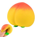 Soft Peach Fruit Squishy Toy | Slow Rising Stress Relief for Kids and Adults