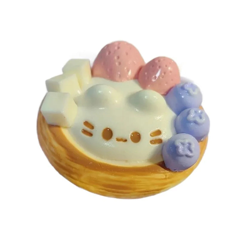 Kawaii Egg Tart Squishy Toy | Stress Relief Fidget Toy