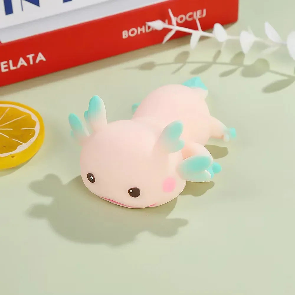 Axolotl Squeeze Ball | Cute Stress Relief Squishy Toy