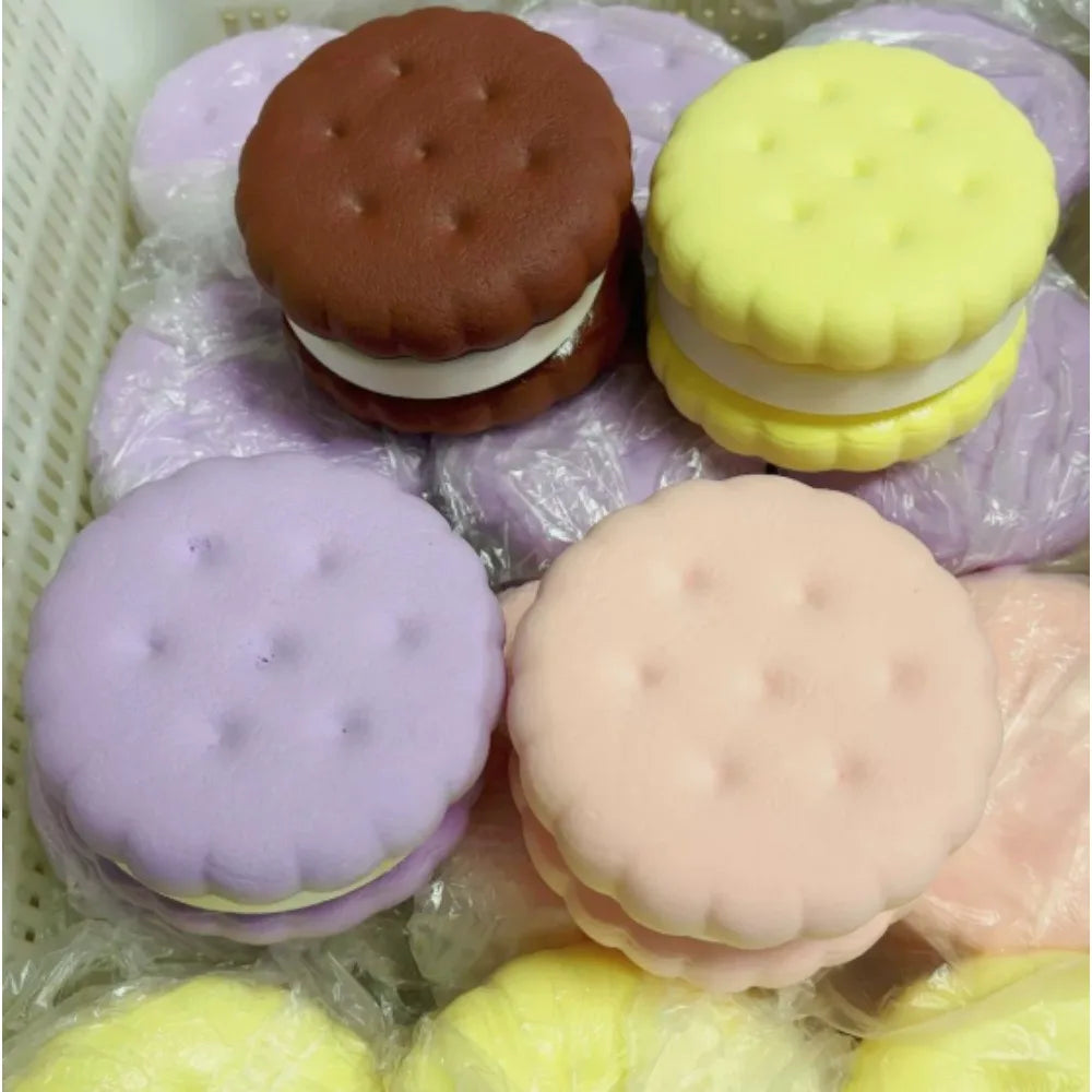 Squishy Simulated Cake Squeeze Toy | Slow Rising Stress Relief Sensory Fidget for Anxiety ADHD Autism