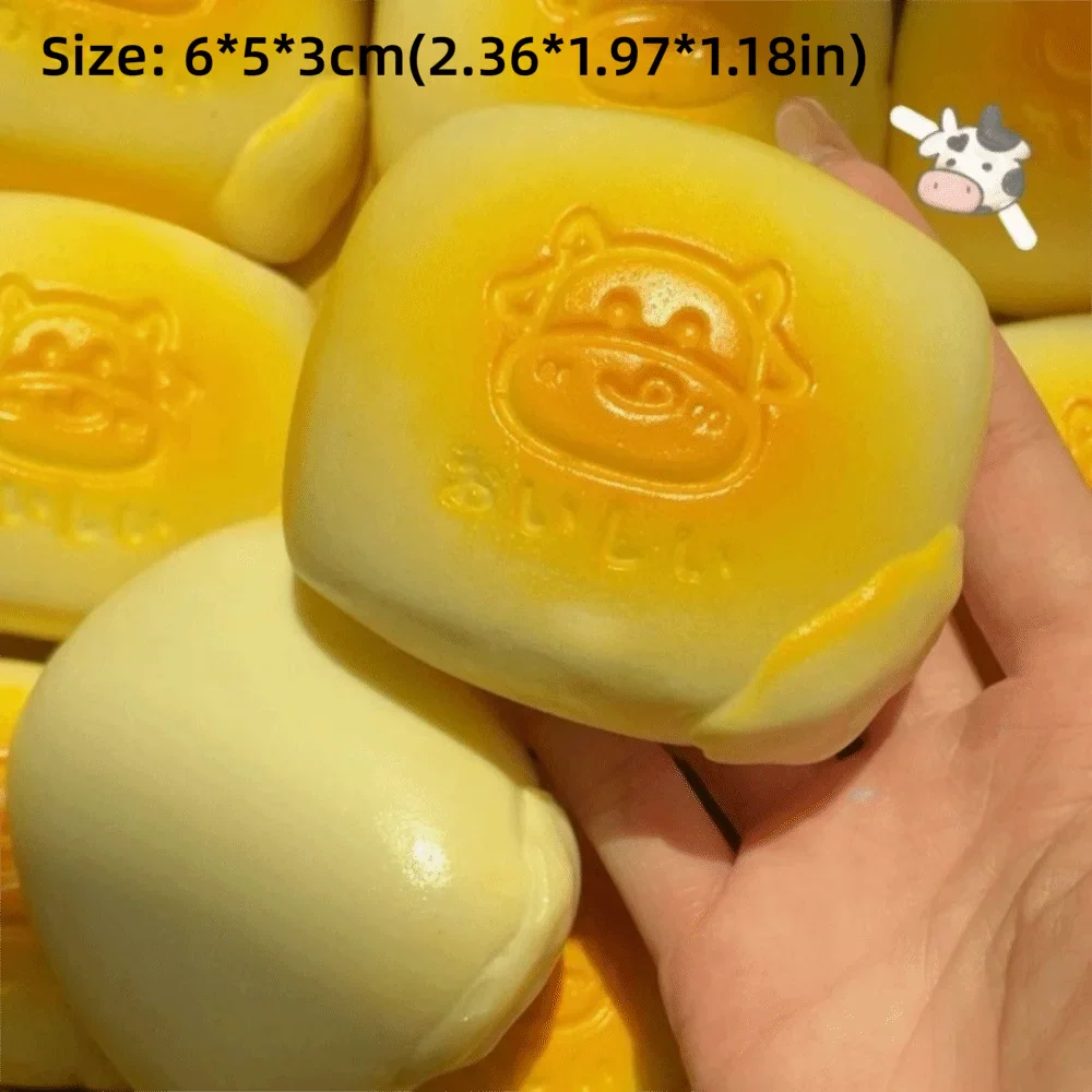 Squishy Simulated Milk Bread Stress Toy | Slow Rising Sensory Fidget