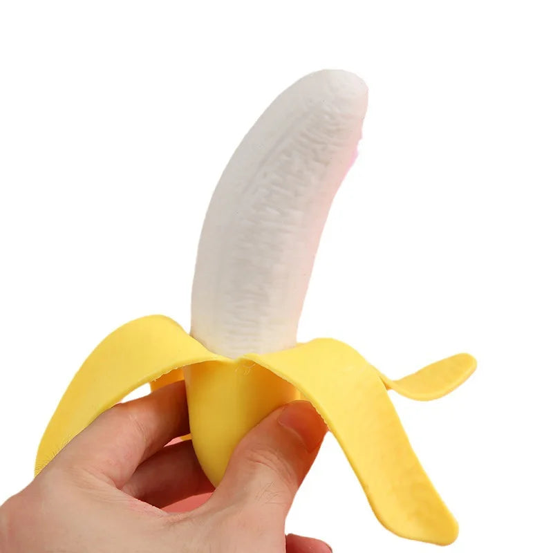 Fruit Squishy Stress Balls | Slow Rising Banana Fidget Toy