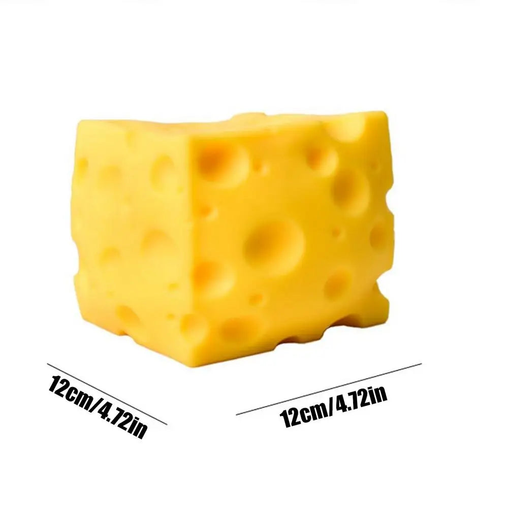 Squishy Cheese Cube Fidget Toy | Slow Rebound Stress Relief Sensory Toy