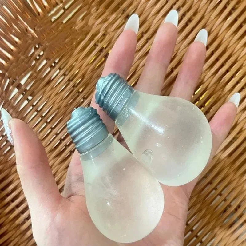 Squishy Light Bulb Maltose Toy | Luminous Slow Rebound Sensory Fidget for Anxiety Relief