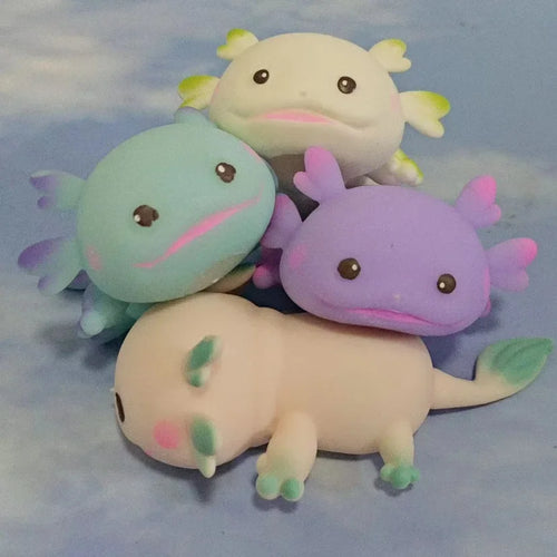 Axolotl Squeeze Ball | Cute Stress Relief Squishy Toy