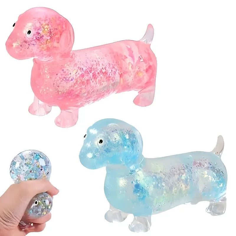 Sausage Dog Squishy Toy | Slow Rising Stress Relief Fidget