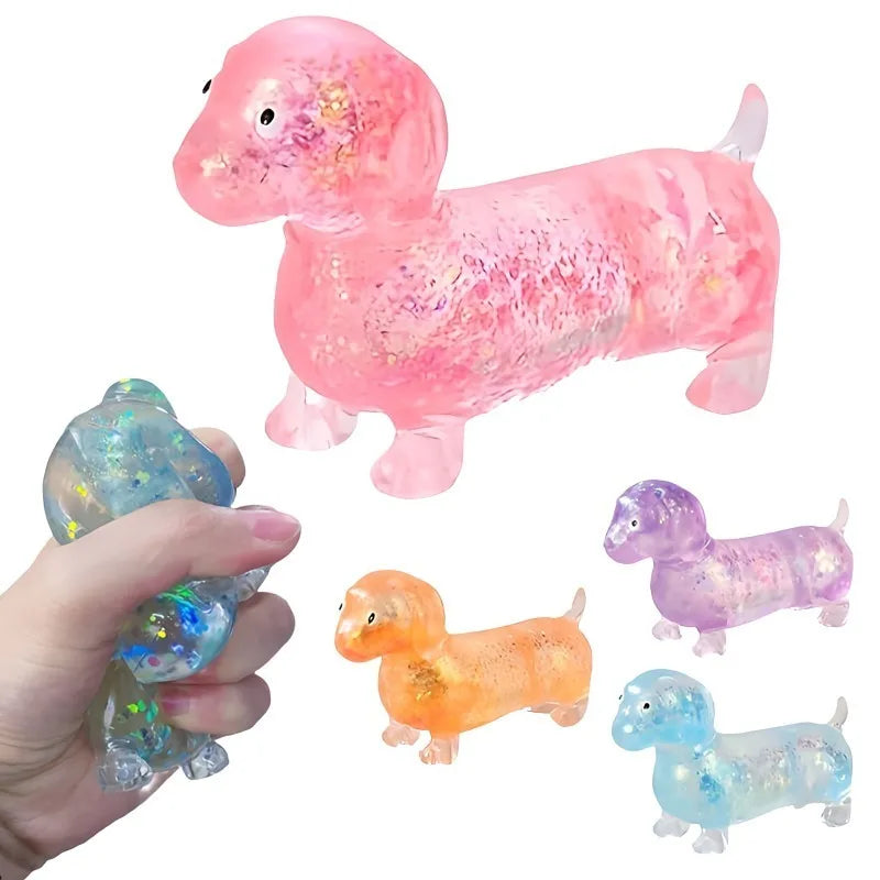 Sausage Dog Squishy Toy | Slow Rising Stress Relief Fidget