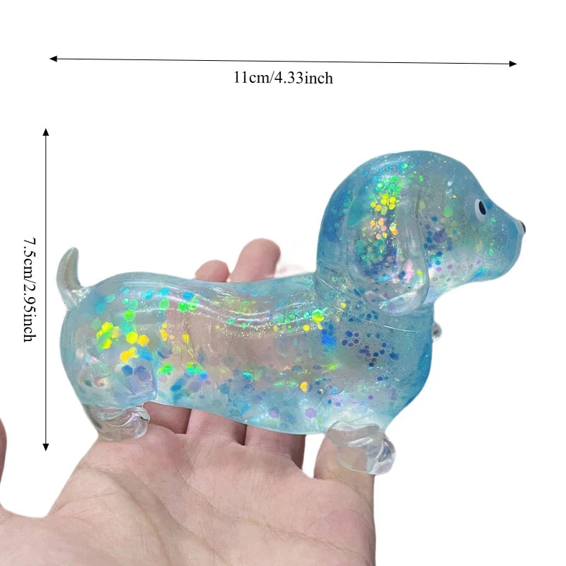 Sausage Dog Squishy Toy | Slow Rising Stress Relief Fidget