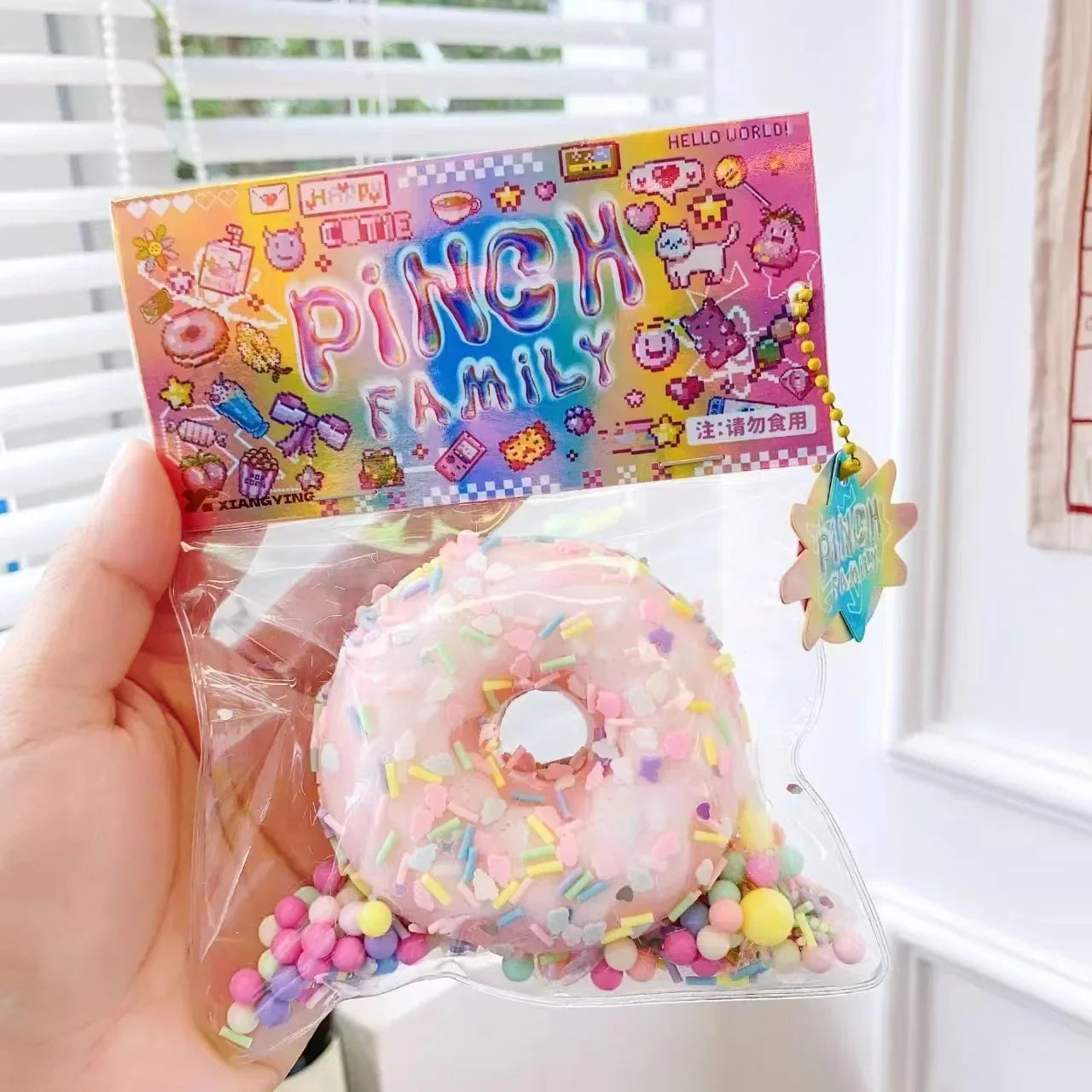 Taba Squishy Cake Doughnut Stress Relief Toy | Extra Large Sensory Fidget for Anxiety