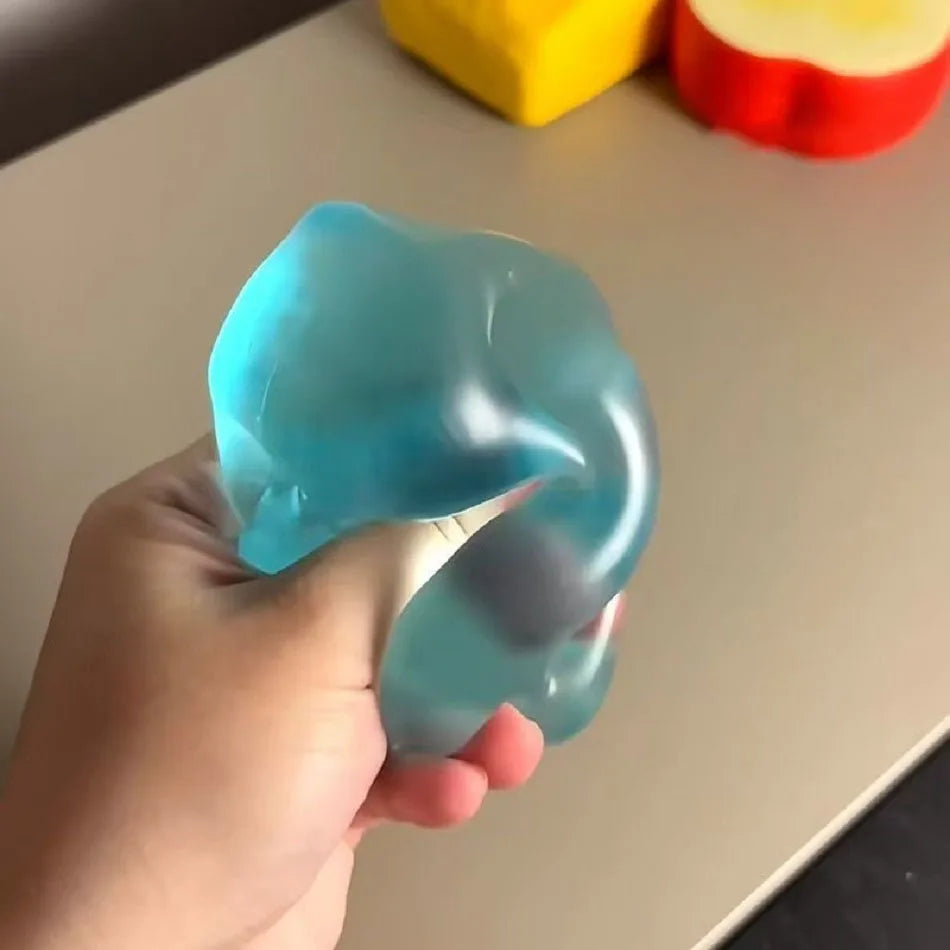 Green Apple Stress Ball | Slow Rebound Squishy Sensory Toy for ADHD and Autism