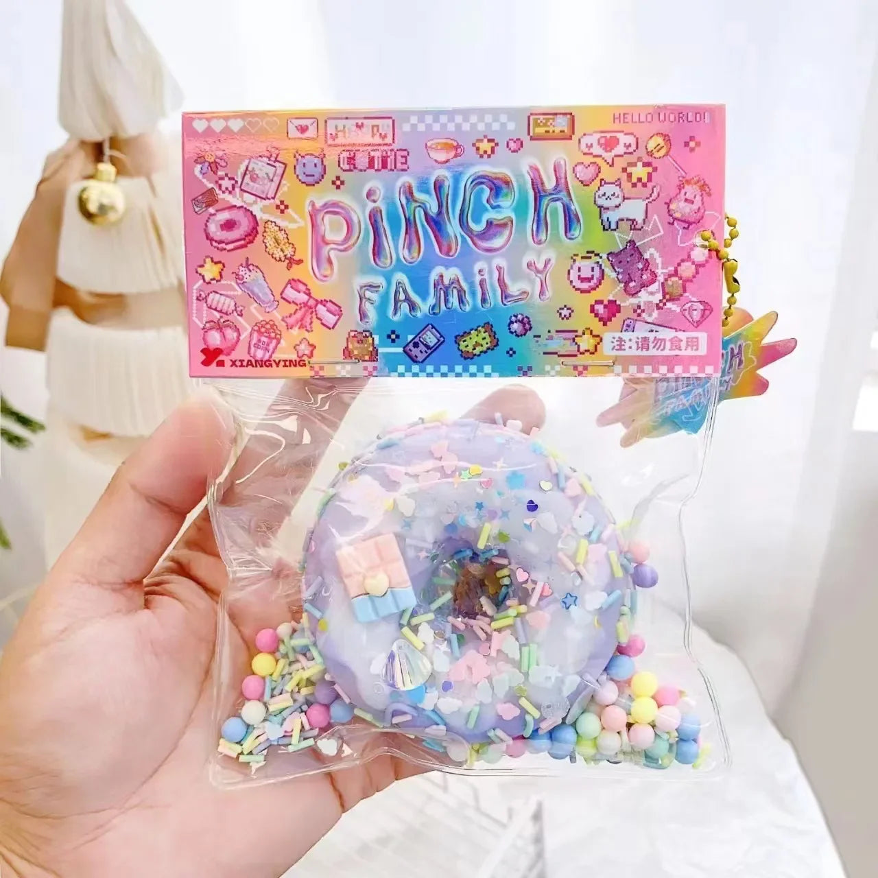 Taba Squishy Cake Doughnut Stress Relief Toy | Extra Large Sensory Fidget for Anxiety