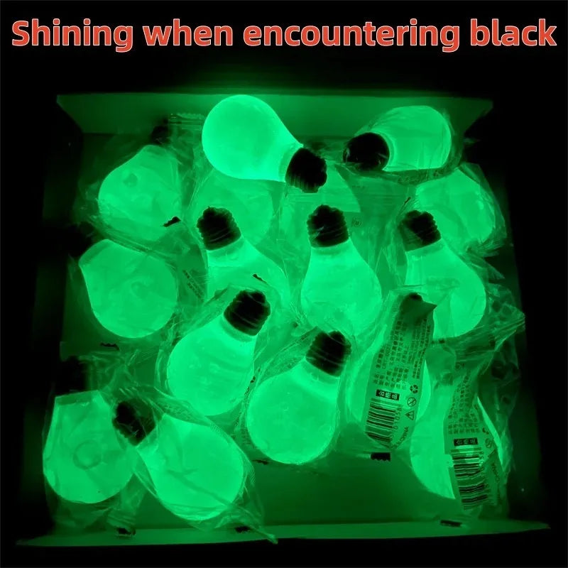 Squishy Light Bulb Maltose Toy | Luminous Slow Rebound Sensory Fidget for Anxiety Relief