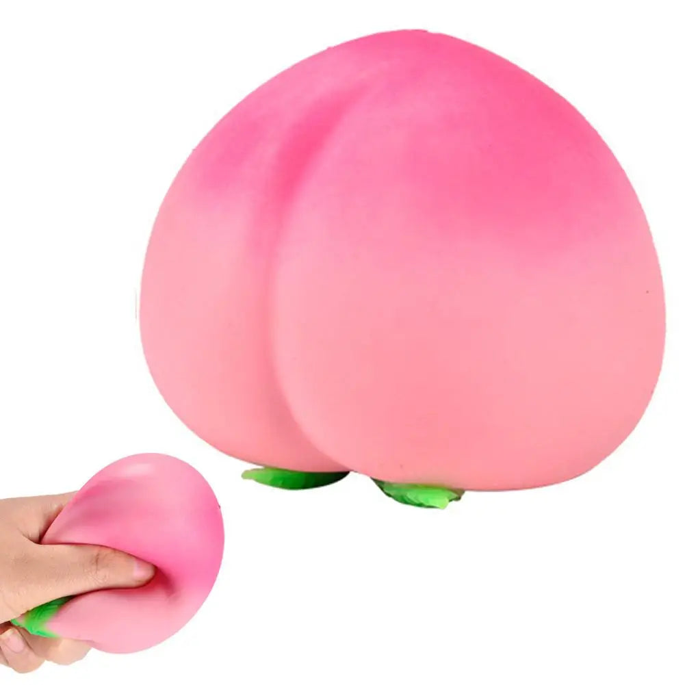 Soft Peach Fruit Squishy Toy | Slow Rising Stress Relief for Kids and Adults