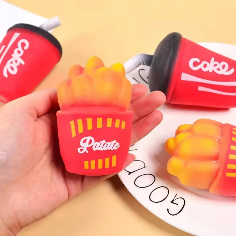 Mini Stress Relief Food Set | Slow Rising Squeeze Toys