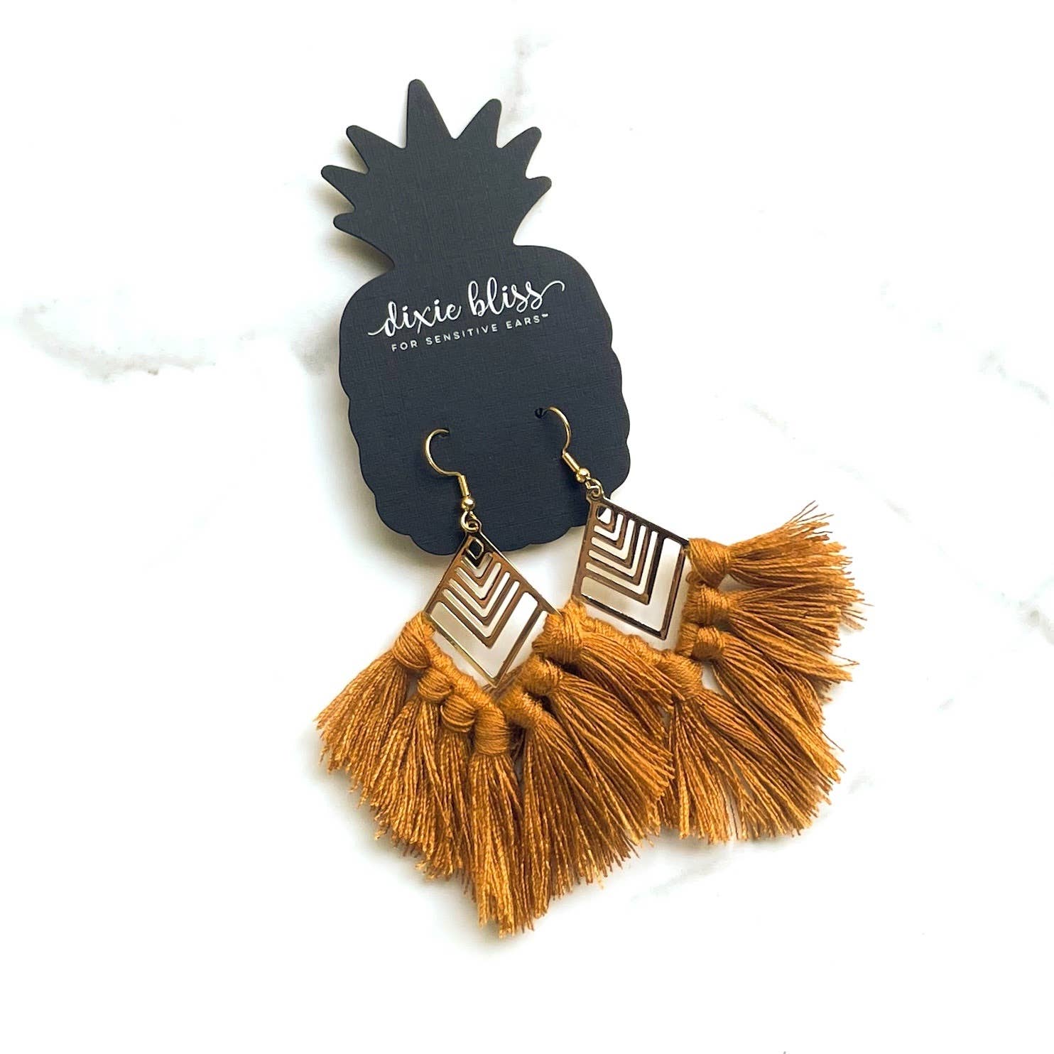 Western Boho Toffee Earrings