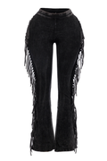 Fringe Detailed Pants