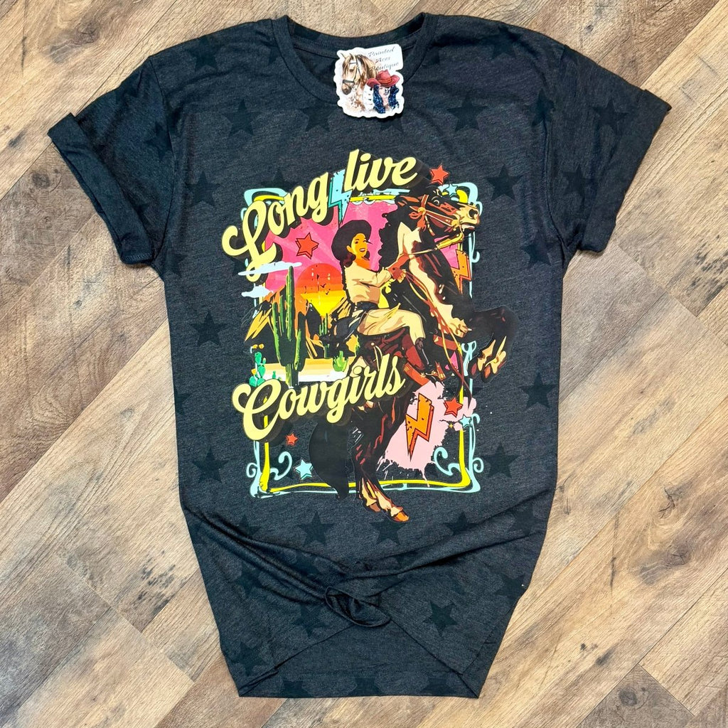 Long Live Cowgirls | Wild West Graphic T-Shirt
