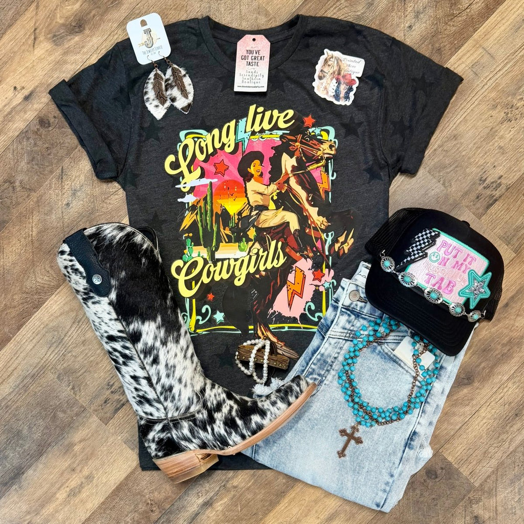 Long Live Cowgirls | Wild West Graphic T-Shirt